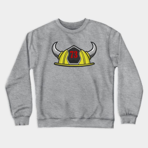 Station 73 Helmet Crewneck Sweatshirt by Gresham Fire